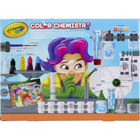 Crayola Chemistry Lab Set Steam Toy 50 Colorful Experiments Theme/Subject: Fun - Skill Learning: Chemistry, Science Experiment, Educational, Creativity - 7 Year & Up