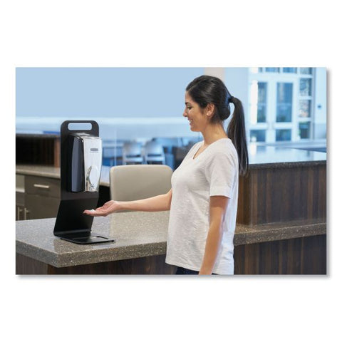 Rubbermaid Commercial AutoFoam Touch-Free Dispenser, 1,100 mL, 5.2 x 5.25 x 10.9, Black/Chrome