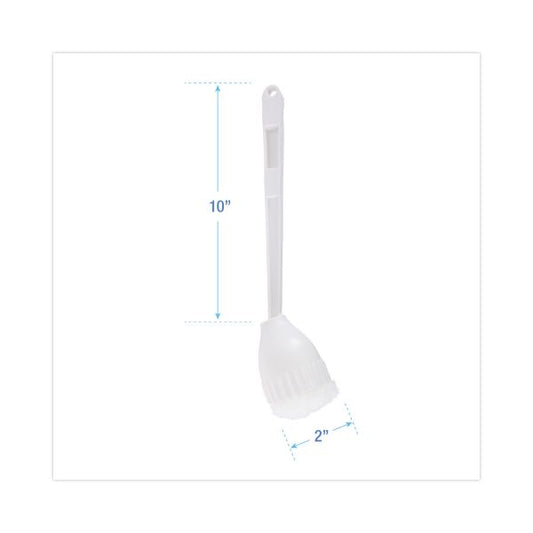 Boardwalk Cone Bowl Mop, 10" Handle, 2" Mop Head, White