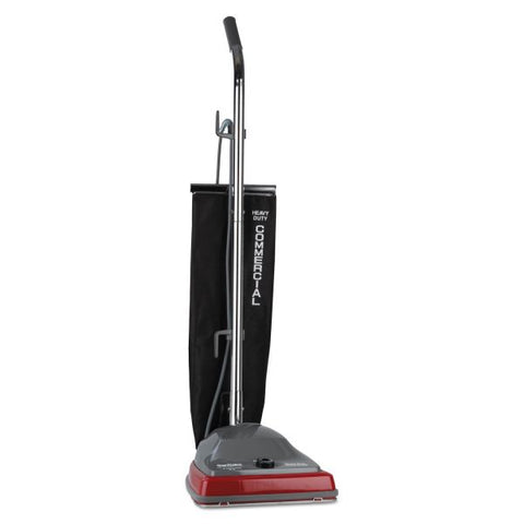 Sanitaire TRADITION Upright Vacuum SC679J, 12" Cleaning Path, Gray/Red/Black