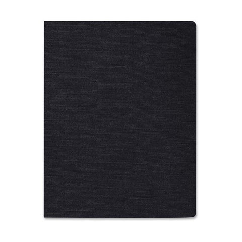 Fellowes Linen Presentation Binding Covers Letter Size - 8.5" x 11" - Black - Unpunched - Wood Pulp - 200/ Pack