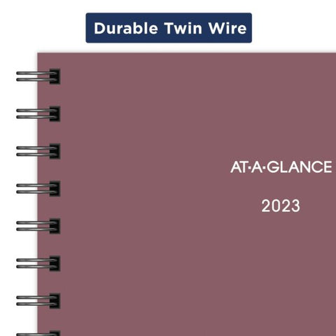 AT-A-GLANCE 2023 RY Weekly Planner Refill, Wirebound, Pocket, 3 1/4" x 6 1/2"