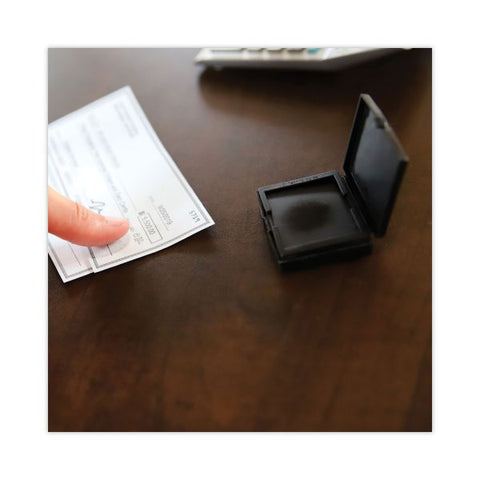 LEE Inkless Fingerprint Pad, 2.25" x 1.75", Black