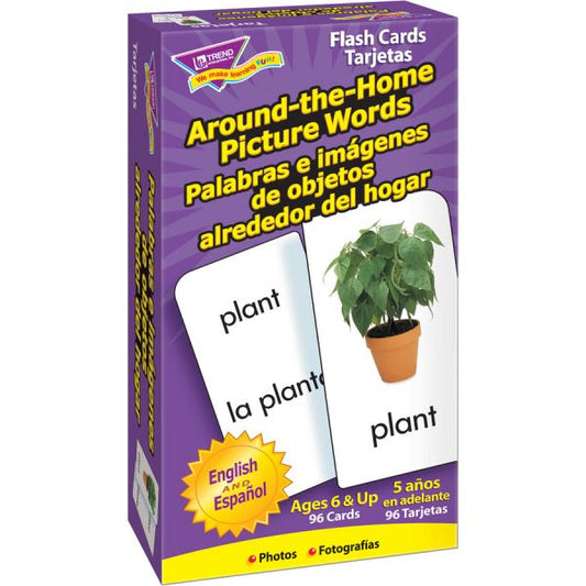 Around-the-Home/Palabras (ENG/SP) Skill Drill Flash Cards