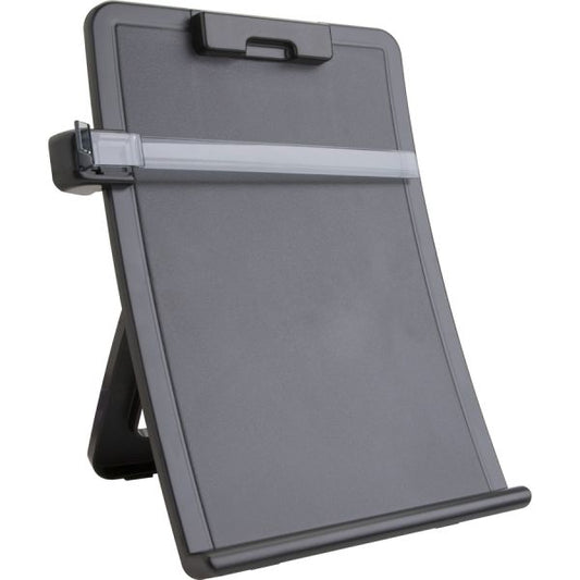 Business Source Curved Easel Document Holder 10" x 2.5" x 14.4" x - 1 Each - Black