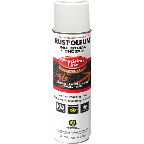 Rust-Oleum Industrial Choice Marking Spray Paint 17 fl oz - 1 Each - White