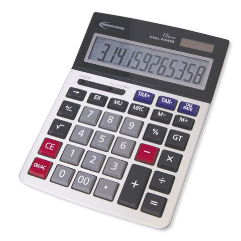 Innovera 15975 Large Display Calculator, 12-Digit LCD