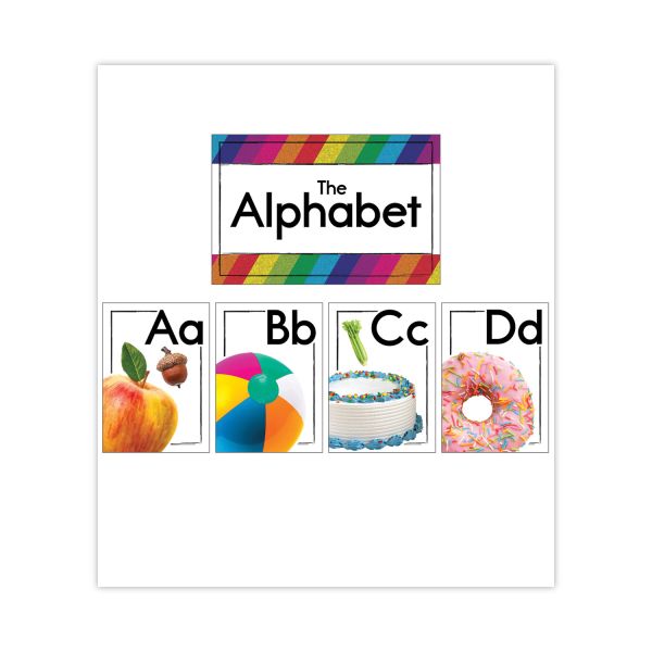 Carson-Dellosa Education Curriculum Bulletin Board Set. Alphabet, 27 Pieces