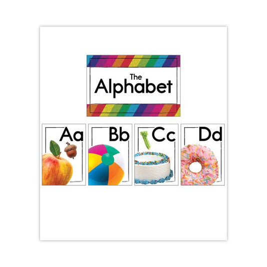 Carson-Dellosa Education Curriculum Bulletin Board Set. Alphabet, 27 Pieces