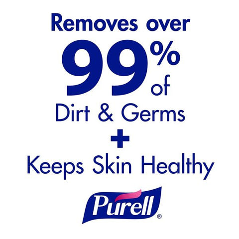 PURELL Premoistened Hand Sanitizing Wipes, Cloth, 5.75 x 7, 100/Canister