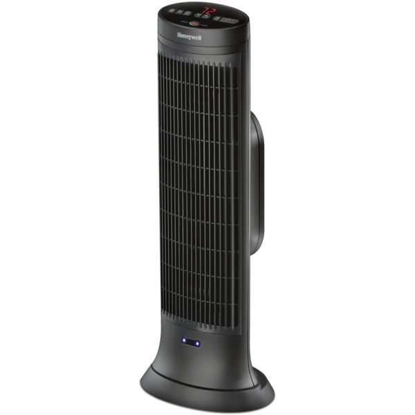 Honeywell Motion Sensor Ceramic Heater Ceramic - 1500 W - 2 x Heat Settings - Timer - 1500 W - Yes - Indoor - Tower - Dark Gray