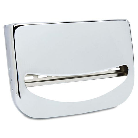 Boardwalk Toilet Seat Cover Dispenser, 16 x 3 x 11.5, Chrome