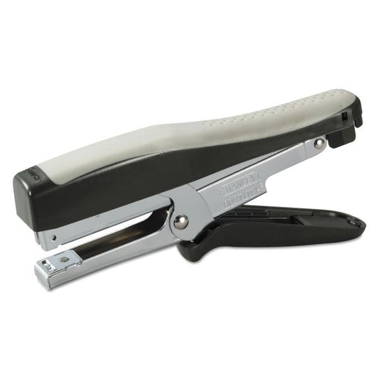 Bostitch Standard Plier Stapler, 20-Sheet Capacity, 0.25" Staples, 2.5" Throat, Black/Gray