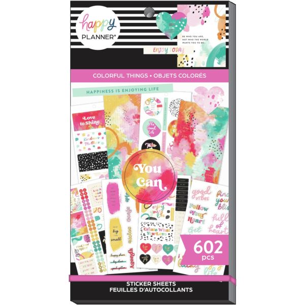 Happy Planner Sticker Value Pack 30/Sheets Colorful Things