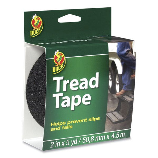 Duck Tread Tape, 2" x 5 yds, 3" Core, Black