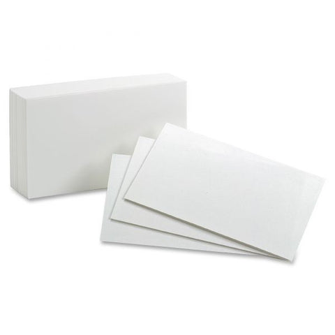 Oxford Printable 5" x 8" Blank Index Cards 5" x 8" - Blank - White - 500/ Box