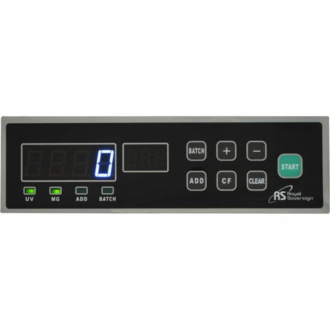 Royal Sovereign Back Load Bill Counter with Counterfeit Detection, 1,400 Bills/min, 12.24 x 10.16 x 7.01, Black/Silver