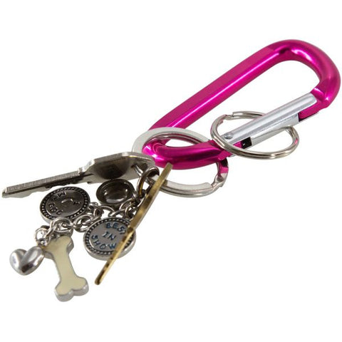 Baumgartens 3" Carabiner Key Ring Aluminum - Assorted