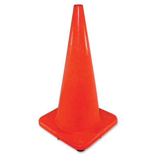 Impact Products Slim Safety Cone 6 / Carton - 51.7" Width x 28" Height - Cone Shape - Rugged - Orange