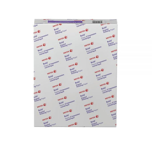 Xerox Bold Digital Printing Paper, Letter Size (8 1/2" x 11"), 100 (U.S.) Brightness, 80 Lb Cover (216 gsm), FSC Certified, Ream Of 250 Sheets