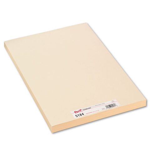 Pacon Medium Weight Tagboard, 12 x 18, Manila, 100/Pack