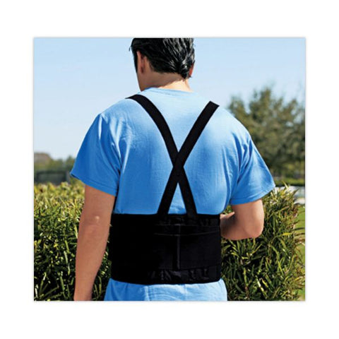 ACE Work Belt with Removable Suspenders, One Size Fits All, Up to 48" Waist Size, Black