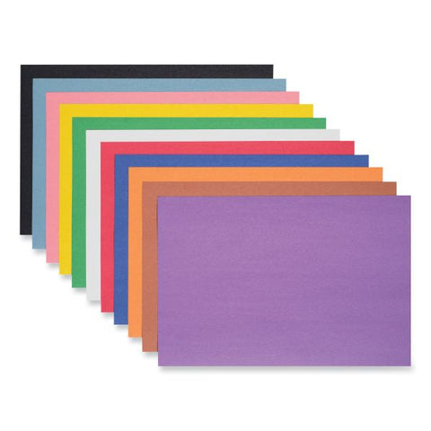 Prang SunWorks Construction Paper Smart-Stack, 50 lb Text Weight, 12 x 18, Assorted, 150/Pack