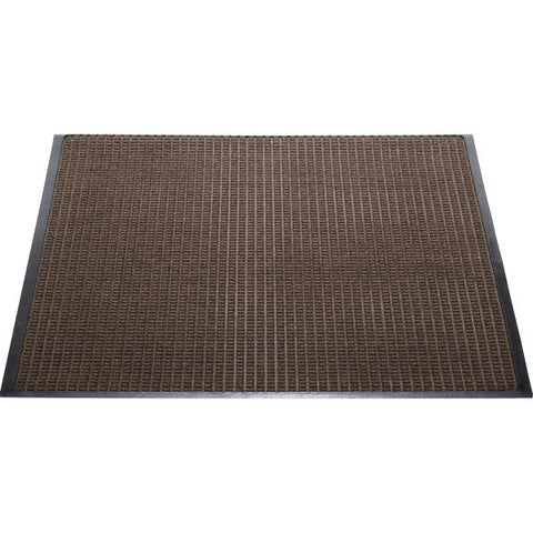 Genuine Joe Waterguard Indoor/Outdoor Floor Mat 36" x 60" - Polypropylene - Brown