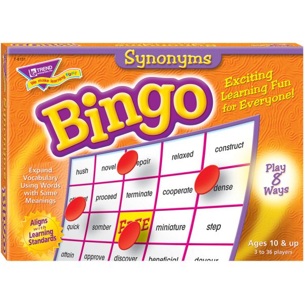 Synonyms Bingo Game