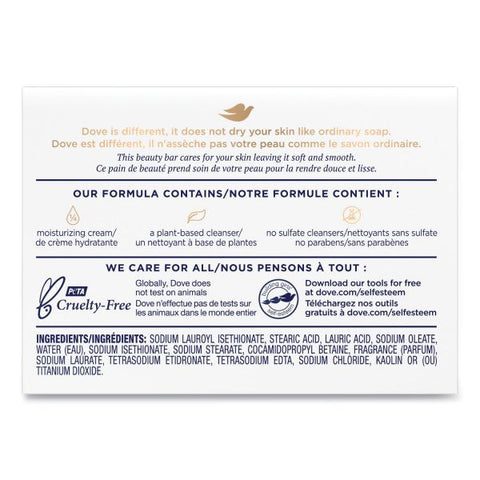 Dove White Beauty Bar, Light Scent, 2.6 oz, 36/Carton