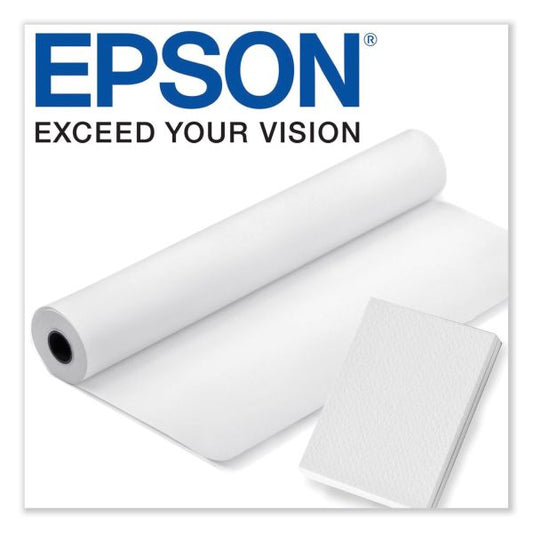 Epson Watercolor Radiant White Inkjet Paper, 11.5 mil, 13 x 19, Matte White, 20/Pack