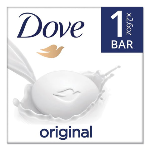 Dove White Beauty Bar, Light Scent, 2.6 oz, 36/Carton