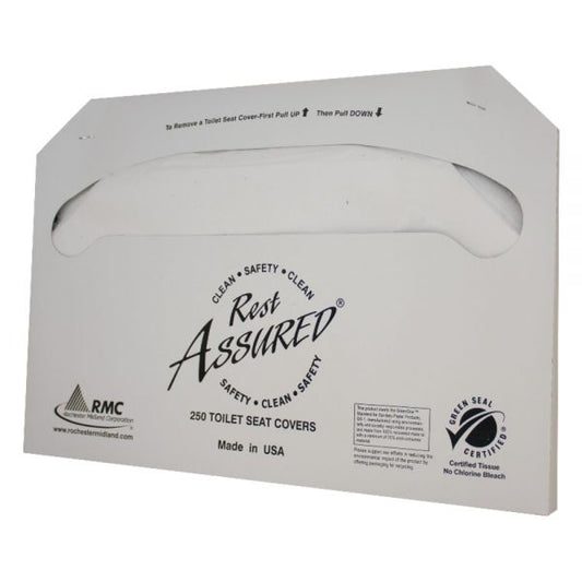 Rest Assured Toilet Seat Covers, 100% Recycled, White