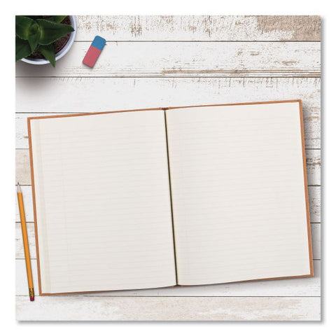 Blueline Da Vinci Notebook, 1 Subject, Medium/College Rule, Tan Cover, 9.25 x 7.25, 75 Sheets