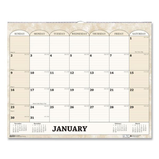 House of Doolittle Recycled Monthly Horizontal Wall Calendar, 14 7/8 x 12, 2023 Calendar