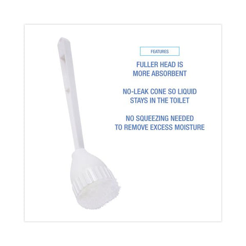 Boardwalk Cone Bowl Mop, 10" Handle, 2" Mop Head, White