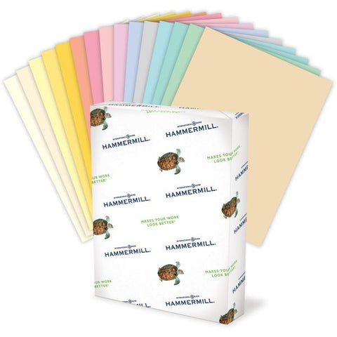 Hammermill Recycled Colored Paper, 24 lb., 8.5" x 11", Blue, 500 Sheets/Ream Letter - 8.5" x 11" – Blue - 24 lb Paper Weight - 500 Sheets/ Ream - Compatible With Laser & Inkjet Printers