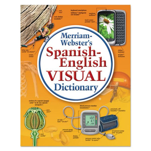 Merriam Webster Spanish-English Visual Dictionary, Paperback, 1152 Pages