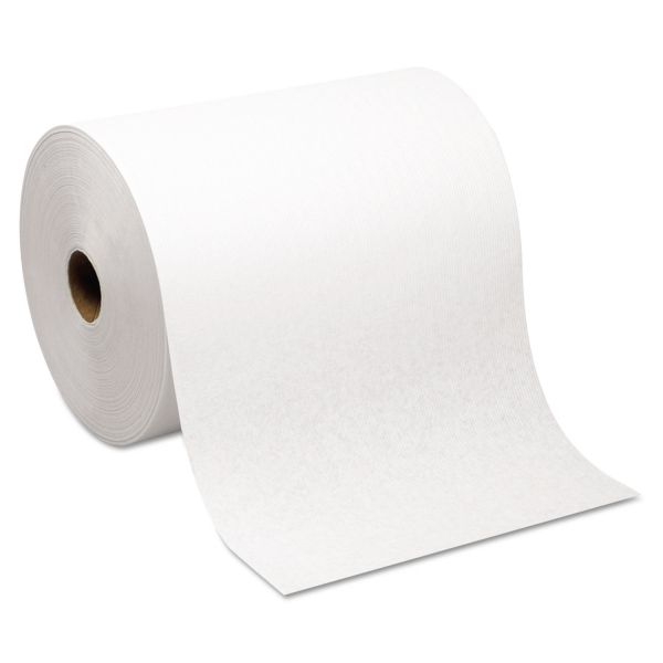 Georgia Pacific Professional Hardwound Roll Paper Towel, 7 7/8 x 1000 ft, 1-Ply, White, 6 Rolls/Carton