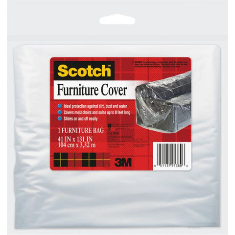 Scotch Heavy-duty Sofa Cover 41" x 10.92 ft - 1.5 mil Thickness - Polyethylene - 1 Each