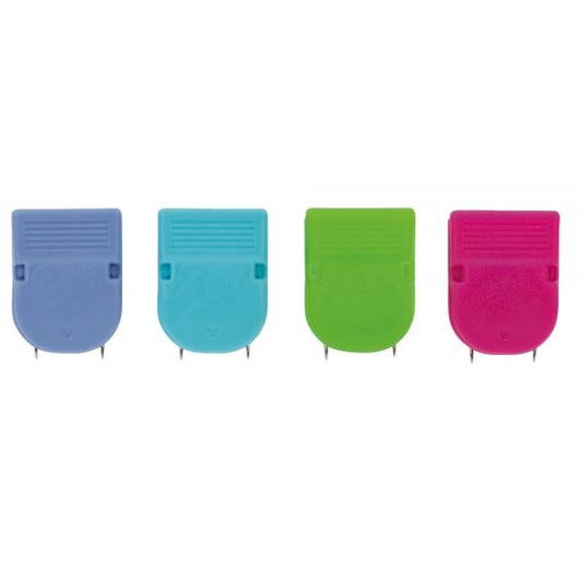 Fabric Panel Wall Clips, Assorted Solid Colors, Pack Of 20