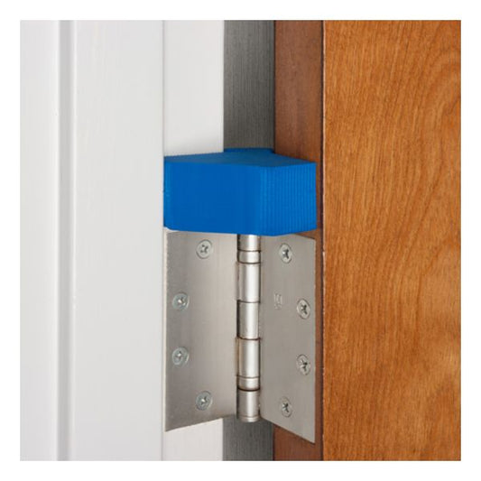 Lorell Door Wedge Foam - Blue - 1 Each