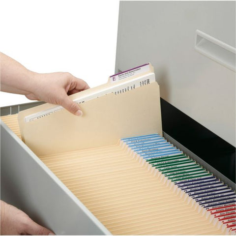 Smead Reinforced Tab Manila File Folders, 1/3-Cut Tabs: Right Position, Letter Size, 0.75" Expansion, 11-pt Manila, 100/Box