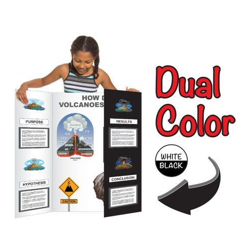 Dual Color Black/White Project Board Dual Color Black/White Project Board, 36"x48"