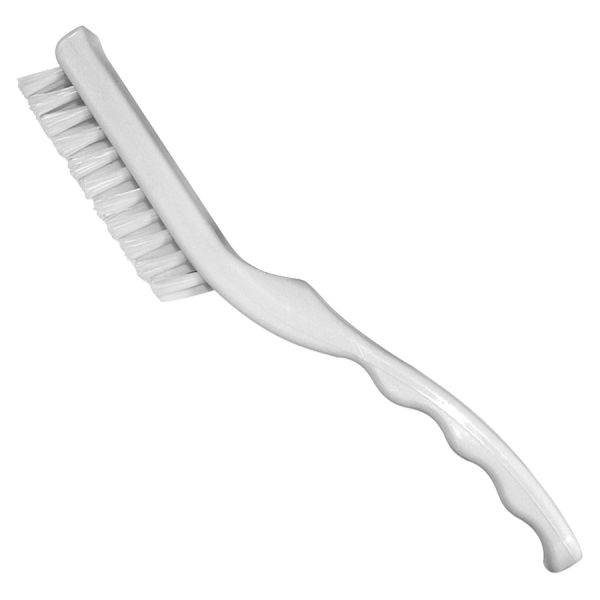 Impact Products Tile/Grout Cleaning Brush 9" Length - Plastic/Nylon - White