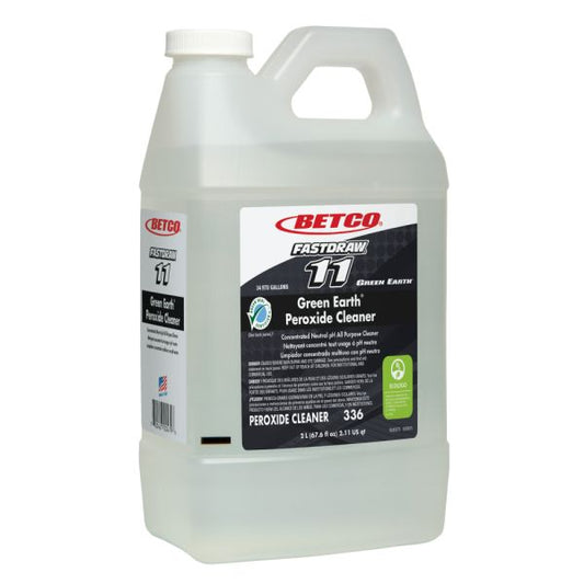 Betco Fastdraw Green Earth Peroxide Cleaner, Fresh Mint Scent, 152 Oz Bottle, Case Of 2