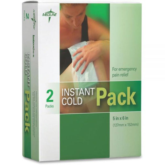 Curad Instant Cold Pack, 5 x 6, 2/Box