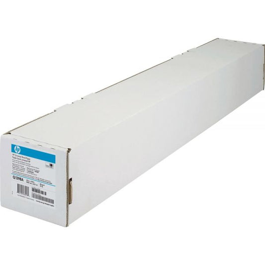 HP DesignJet Large Format Paper for Inkjet Prints, 42" x 150 ft, White