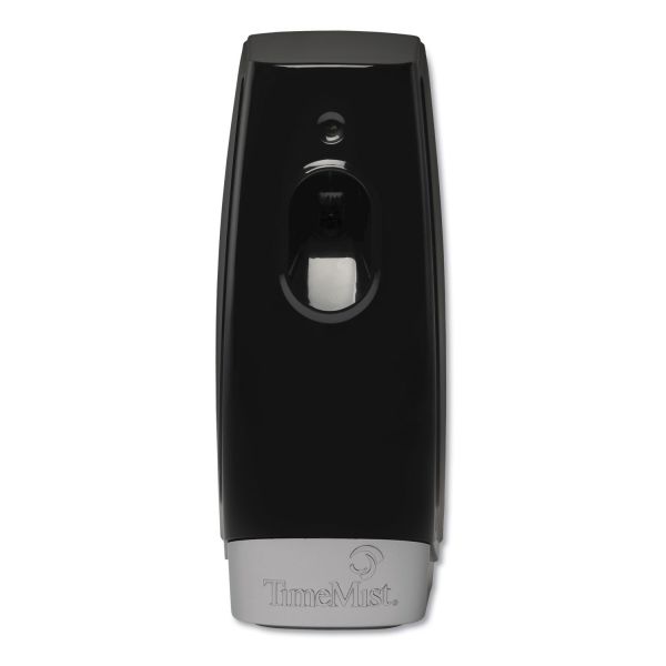 TimeMist Settings Metered Air Freshener Dispenser, 3.4" x 3.4" x 8.25", Black