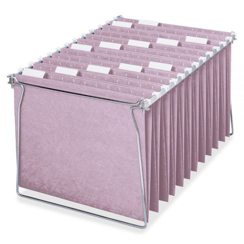 Smead Colored Hanging File Folders with 1/5 Cut Tabs, Letter Size, 1/5-Cut Tabs, Lavender, 25/Box